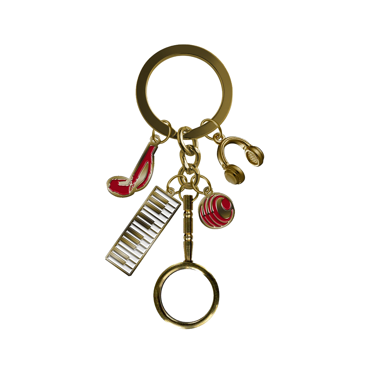 Charlie Puth Musical Charms Keychain