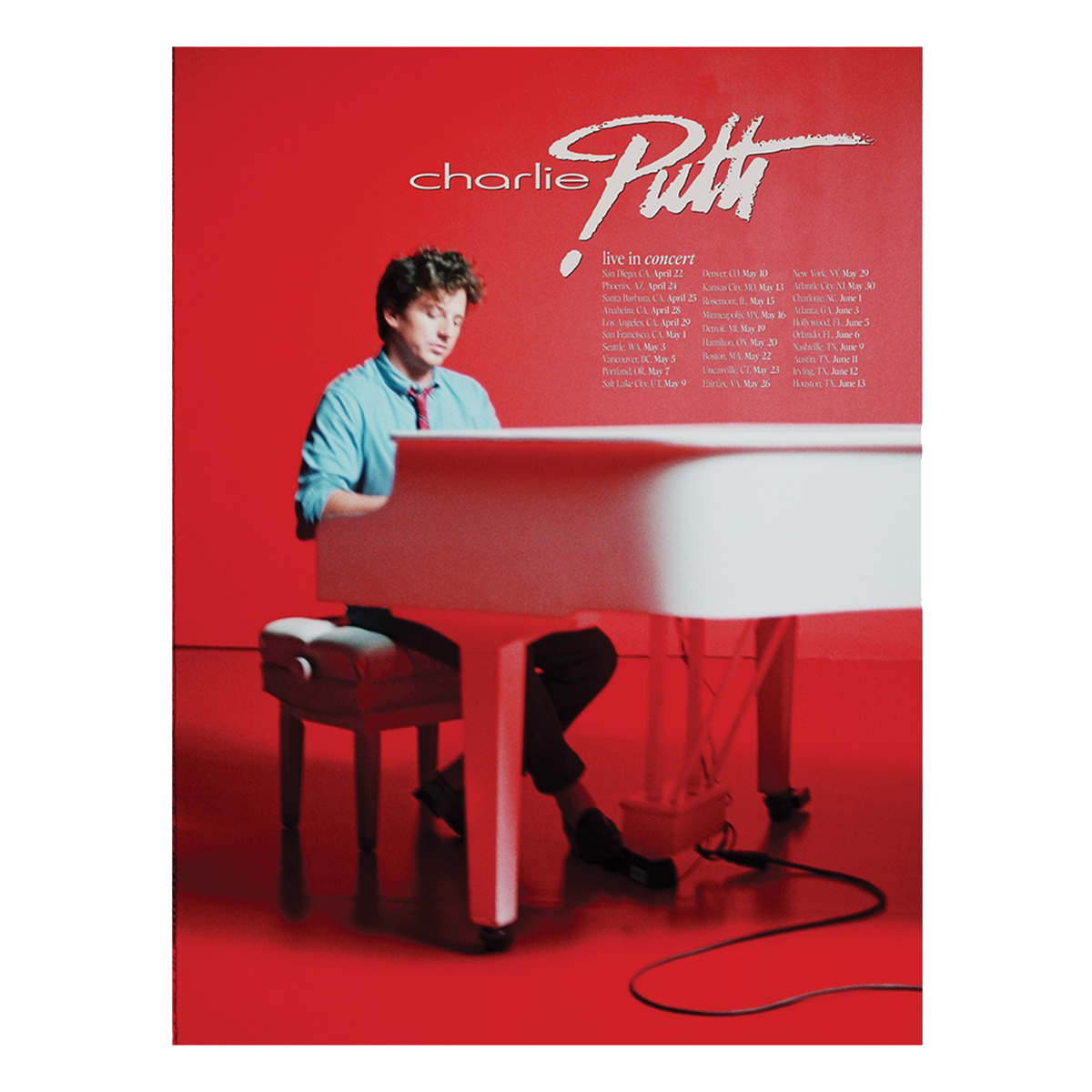 Whatever's Clever! Live In Concert Poster – Charlie Puth